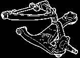 Front axle arm & steering knuckle