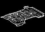 Rear floor panel & rear floor member