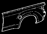 Rear body side panel