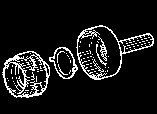 Front drive clutch & gear