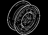 Disque de roue et chapeau de moyeu